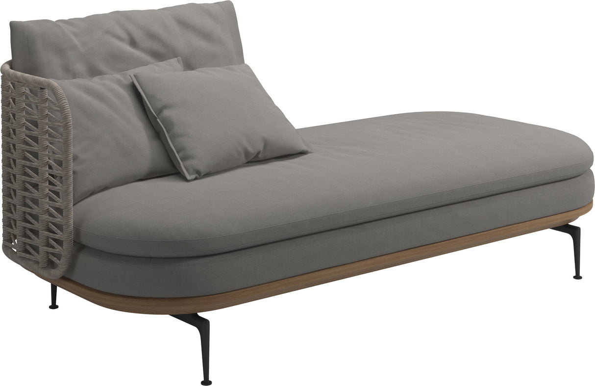 Gloster Mistral Méridienne Gauche Grade B (OP) Fife Canvas Grey 0032