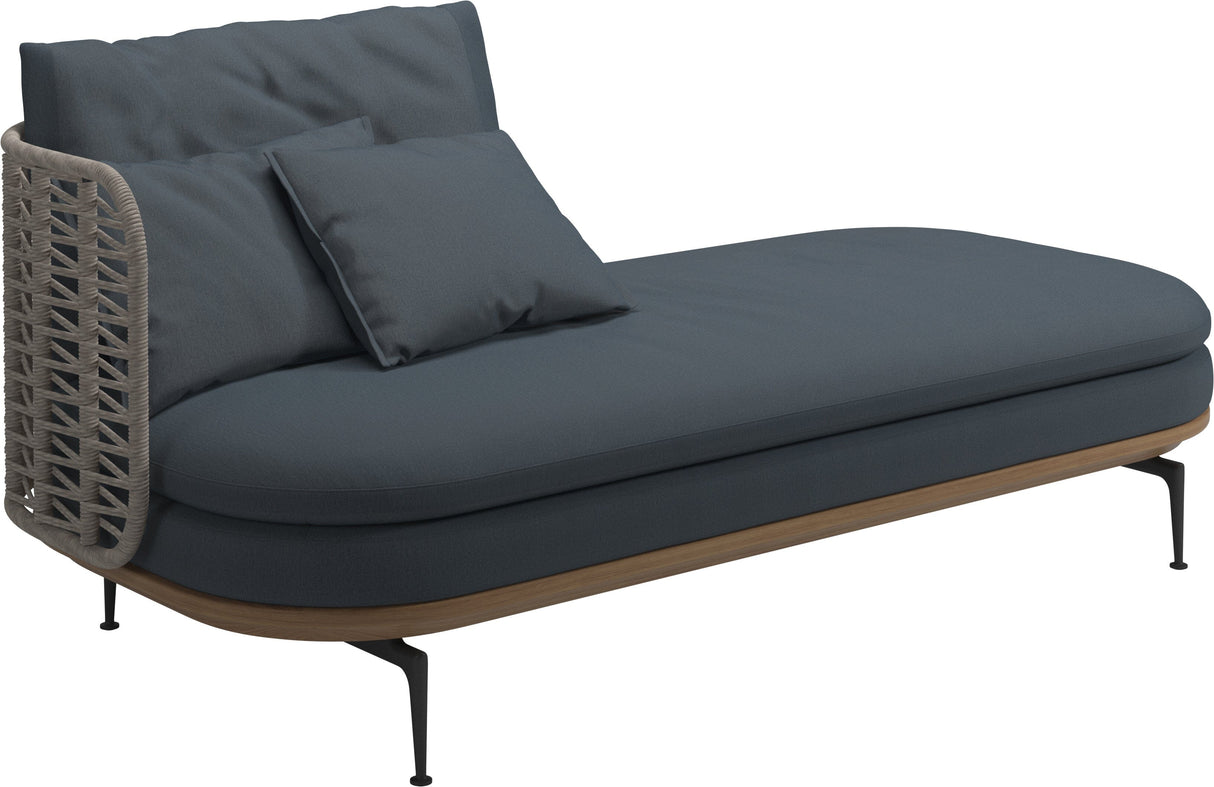 Gloster Mistral Méridienne Gauche Grade D (ST) Tuck Denim 0157