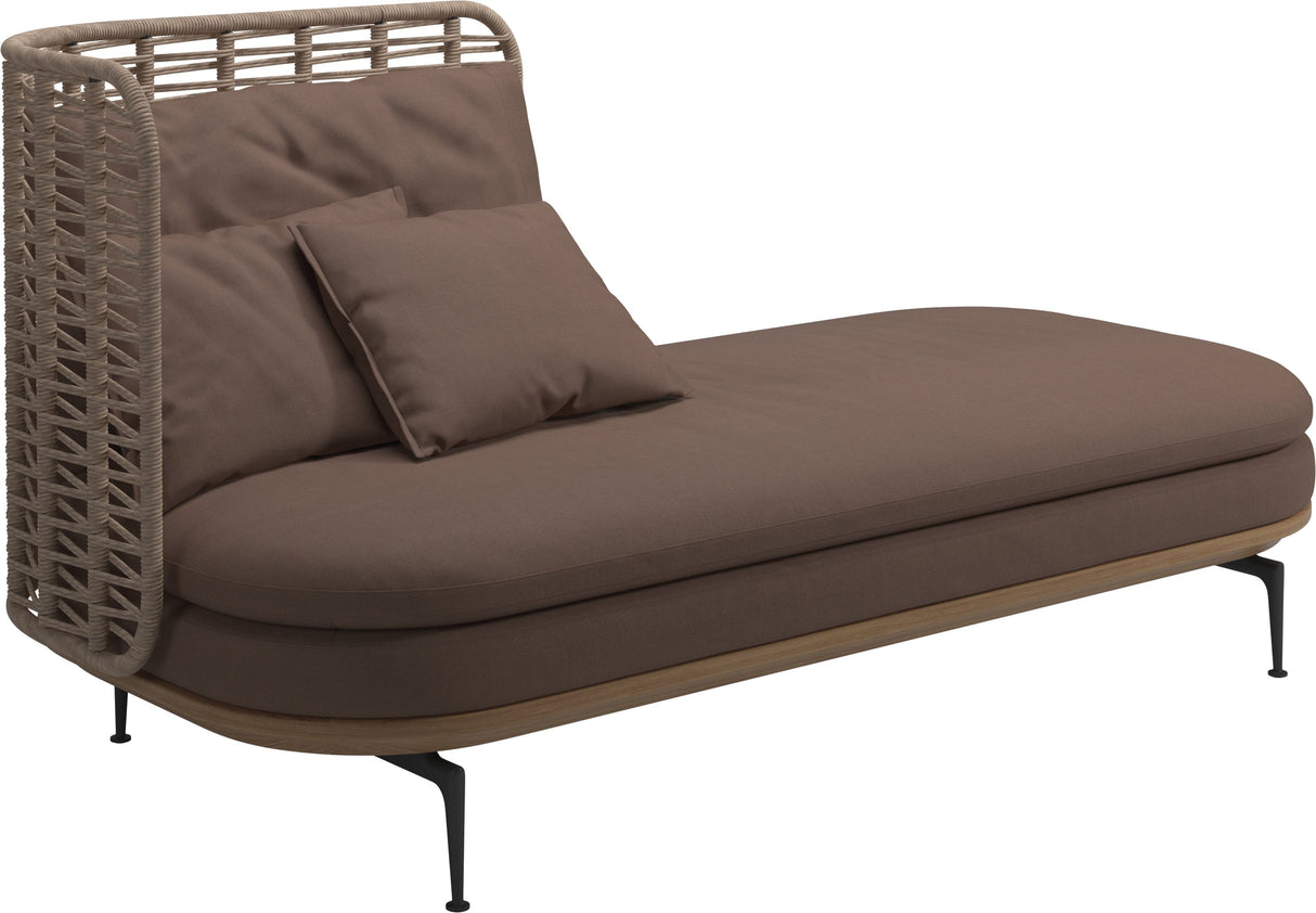 Gloster Mistral Méridienne Gauche Haut dossier Grade B (OP) Fife Salmon 0045