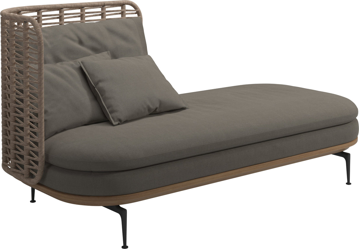 Gloster Mistral Méridienne Gauche Haut dossier Grade B (OP) Fife Vesterhav Sand 0048