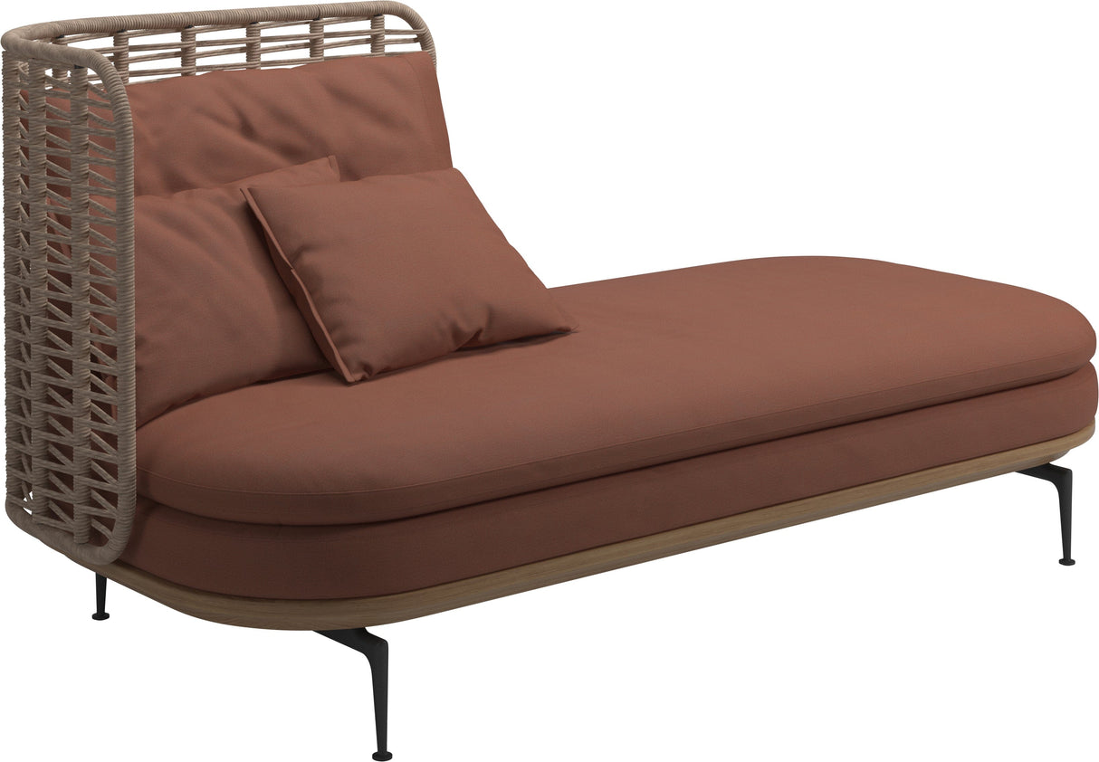 Gloster Mistral Méridienne Gauche Haut dossier Grade B (WR) Blend Clay 0143