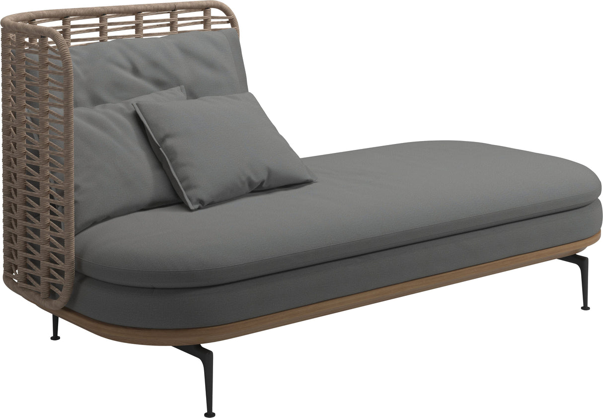 Gloster Mistral Méridienne Gauche Haut dossier Grade B (WR) Blend Fog 0145