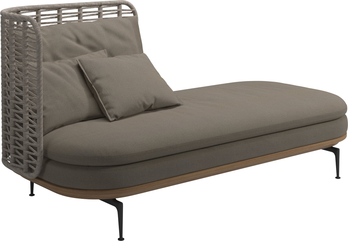 Gloster Mistral Méridienne Gauche Haut dossier Grade B (WR) Blend Latte 0203