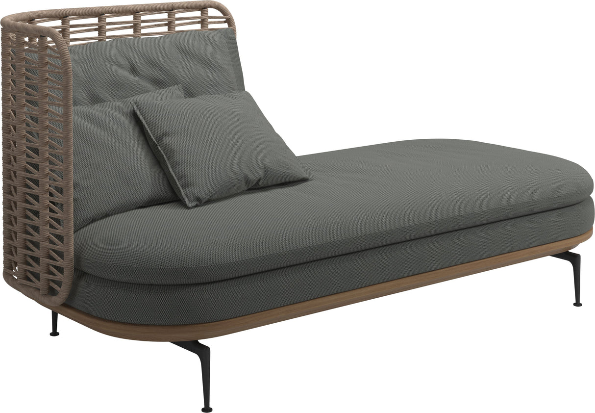 Gloster Mistral Méridienne Gauche Haut dossier Grade C (OP) Lopi Charcoal 0132