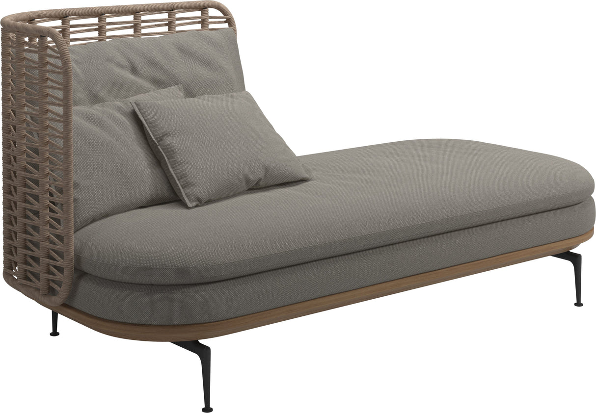 Gloster Mistral Méridienne Gauche Haut dossier Grade C (OP) Robben Grey 0085