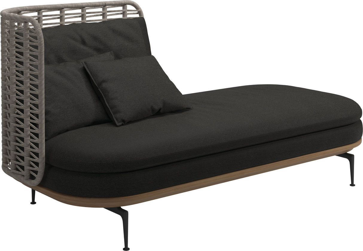 Gloster Mistral Méridienne Gauche Haut dossier Grade D (ST) Ravel Sable 0120