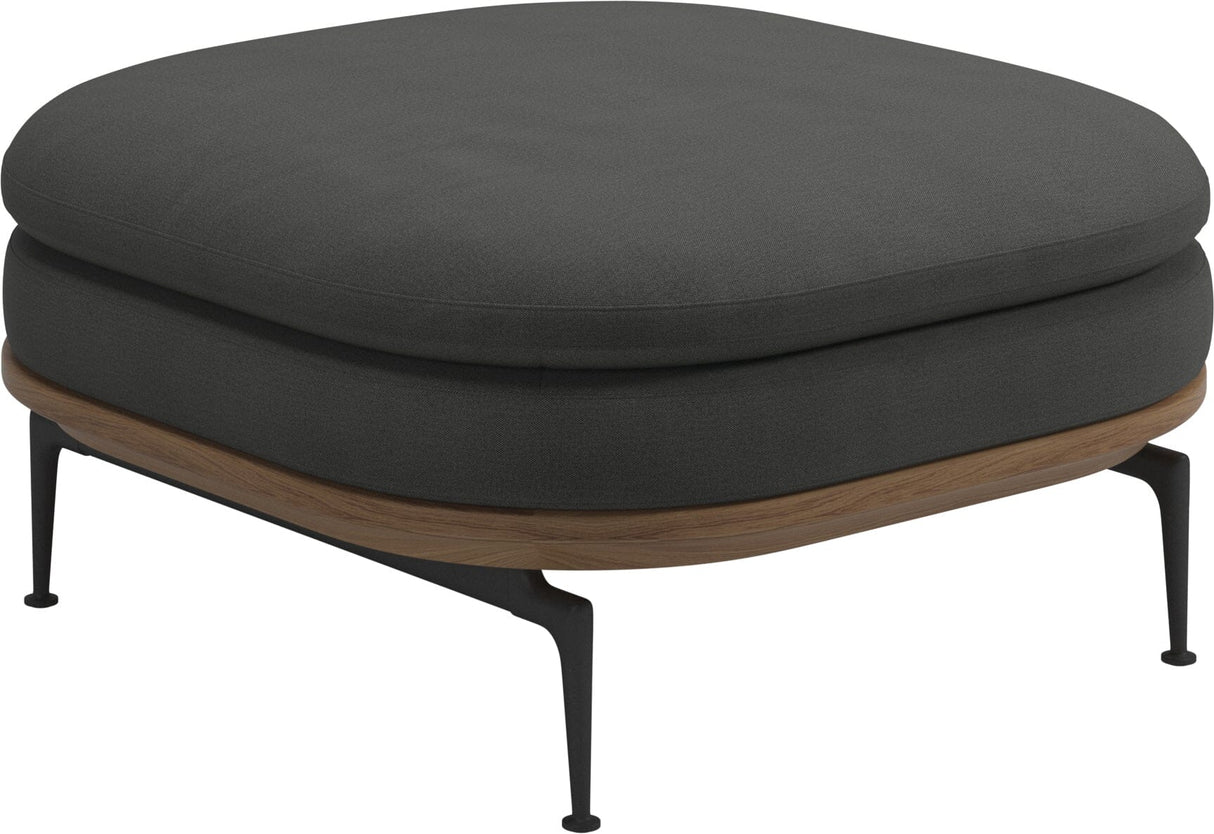 Gloster Mistral Repose-pieds Ottoman Grade B (WR) Blend Coal 0144
