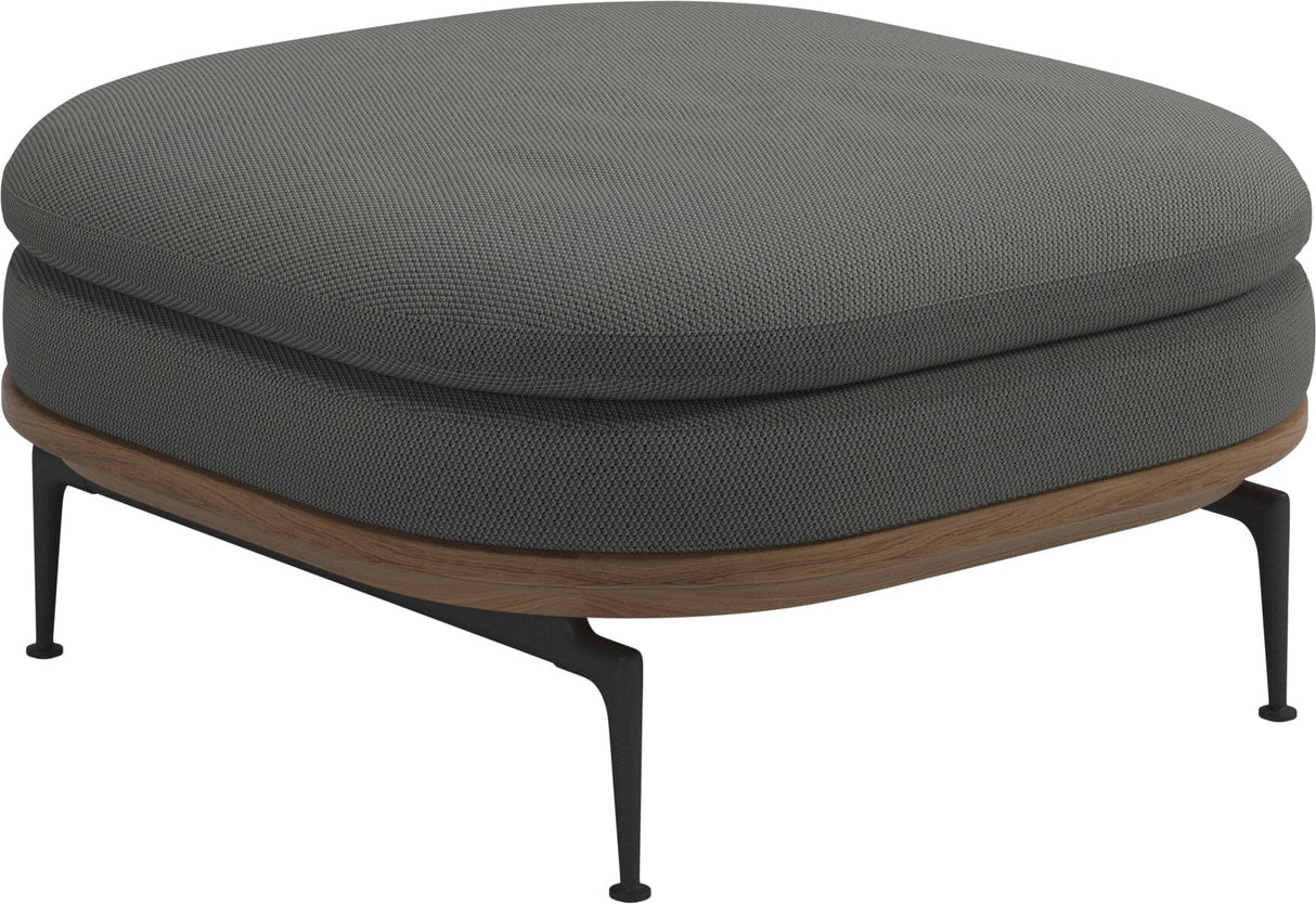 Gloster Mistral Repose-pieds Ottoman Grade C (OP) Lopi Charcoal 0132