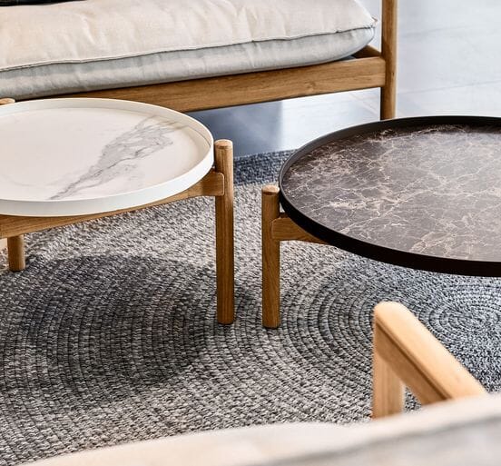 Gloster Sepal Side Table - Table basse ronde Ø60cm h:41cm