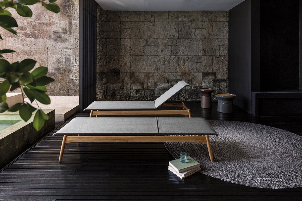 Gloster Sway Teak Chaise longue