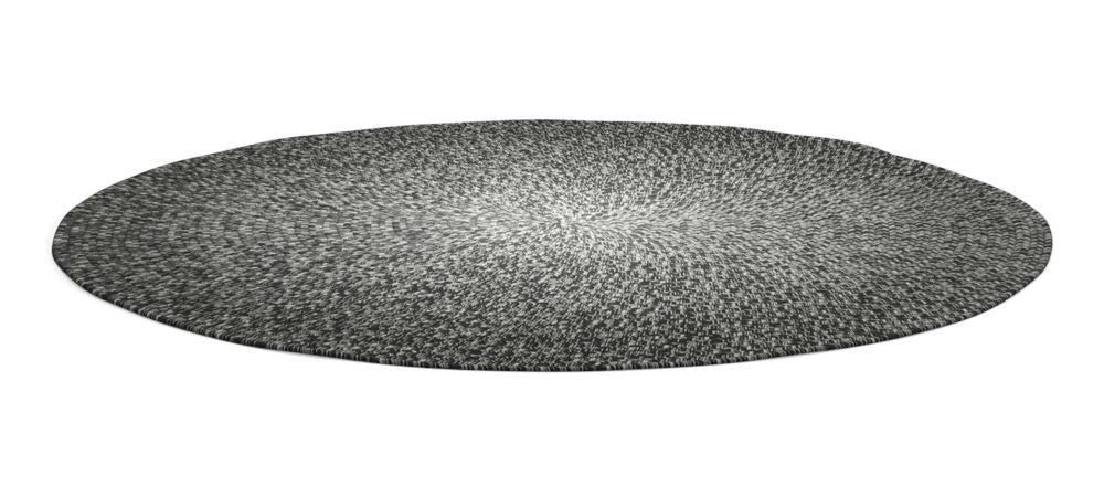 Gloster Tapis ∅220cm Round Rug Graphite Ombre