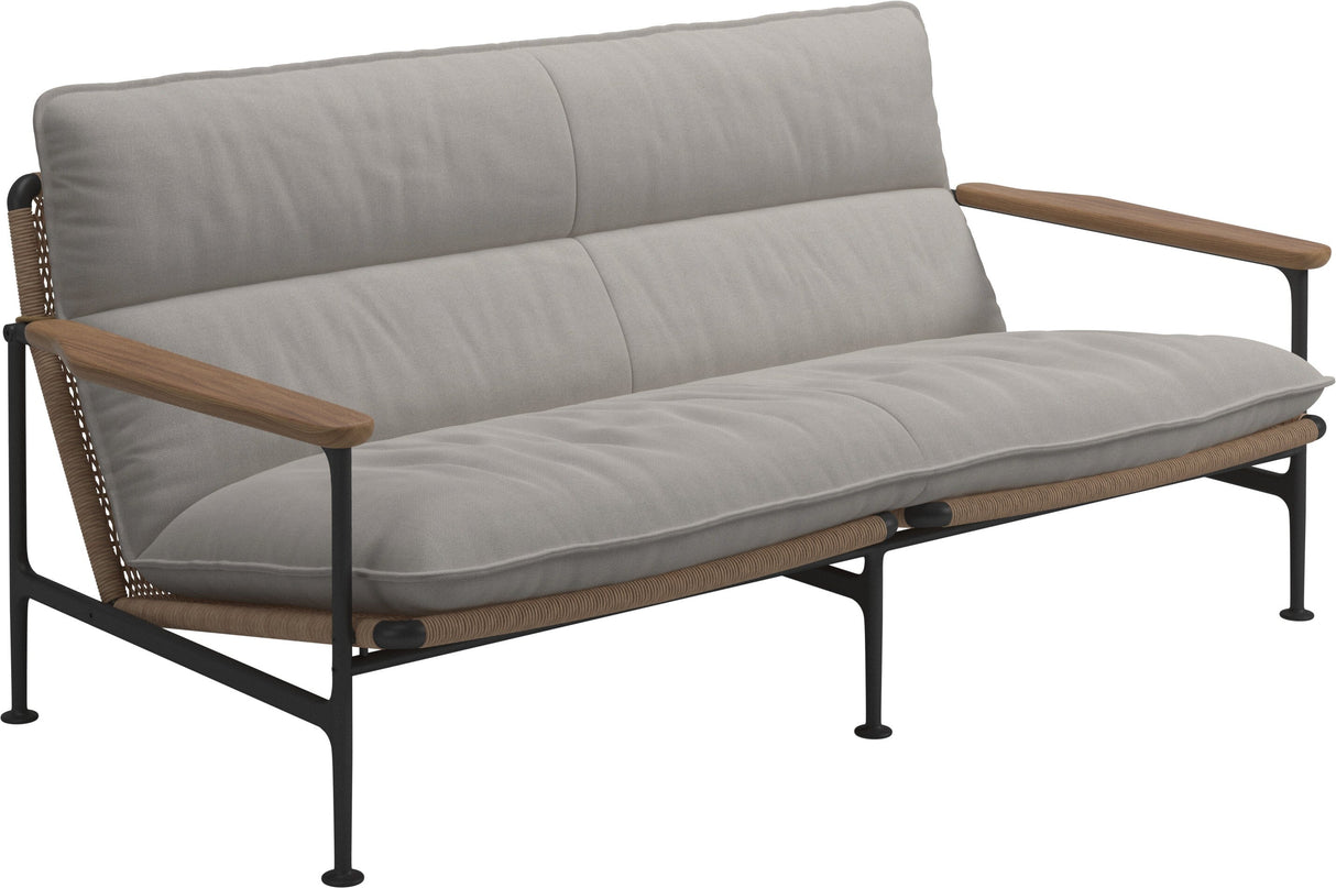 Gloster Zenith Canapé 2 places avec Teak Arms (Meteor) Grade B (OP) Fife Bone 0031