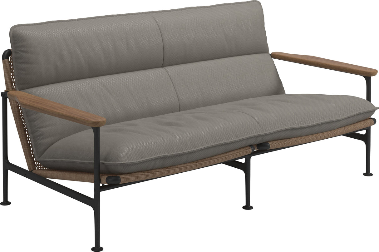 Gloster Zenith Canapé 2 places avec Teak Arms (Meteor) Grade D (ST) Dot Nimbus 0116