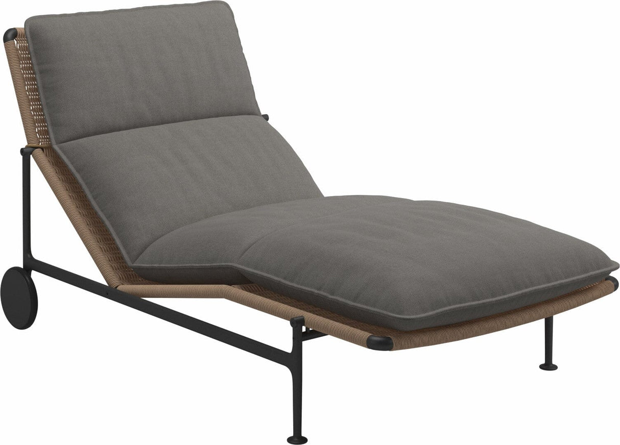 Gloster Zenith Chaise longue (Meteor) Grade B (OP) Fife Rainy Grey 0044