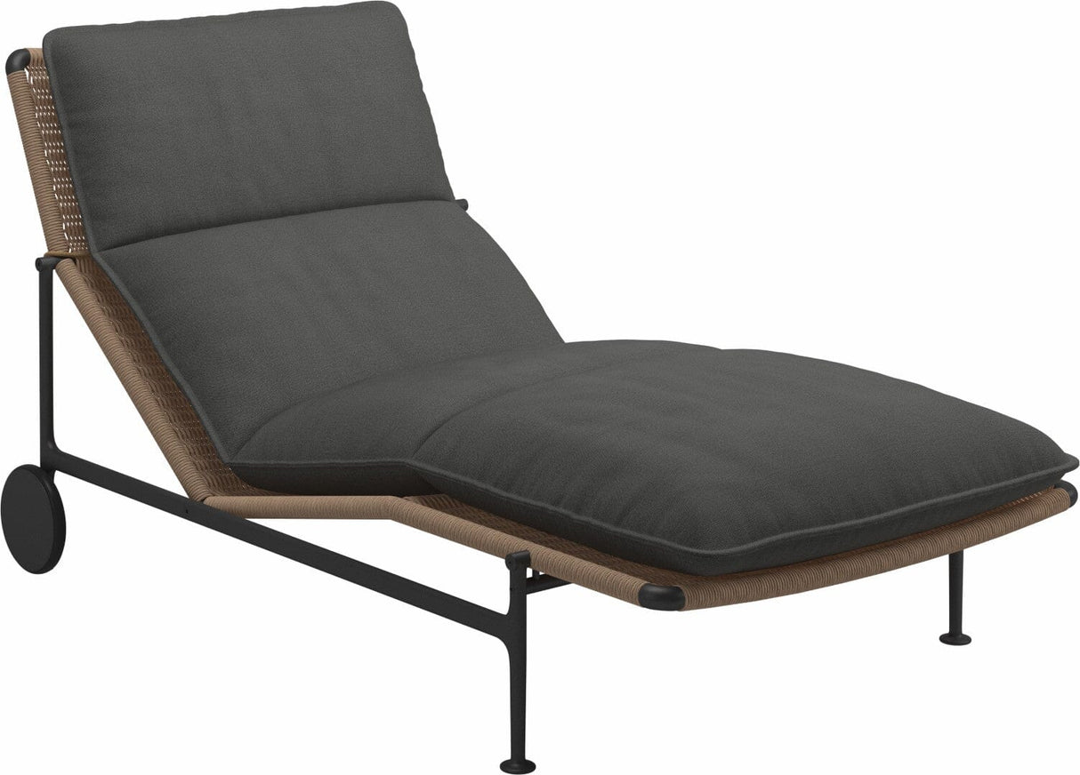 Gloster Zenith Chaise longue (Meteor) Grade B (WR) Blend Coal 0144