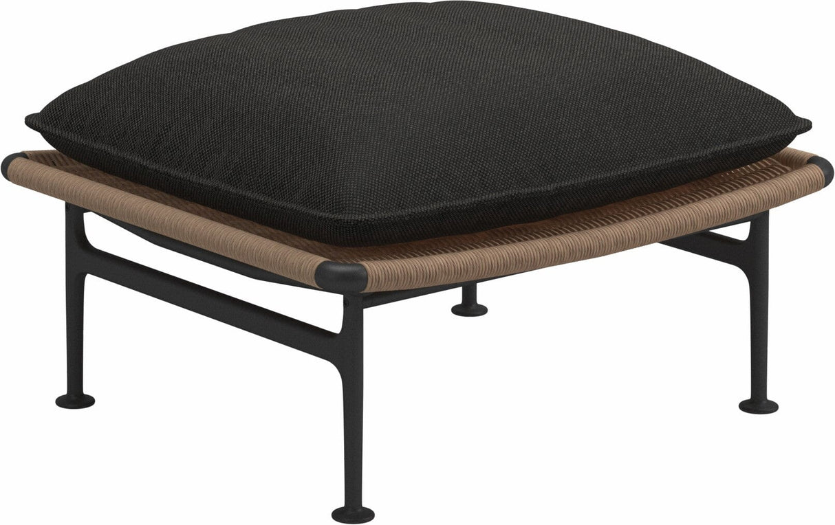 Gloster Zenith Repose pieds - Tabouret (Meteor) Grade D (ST) Ravel Sable 0120