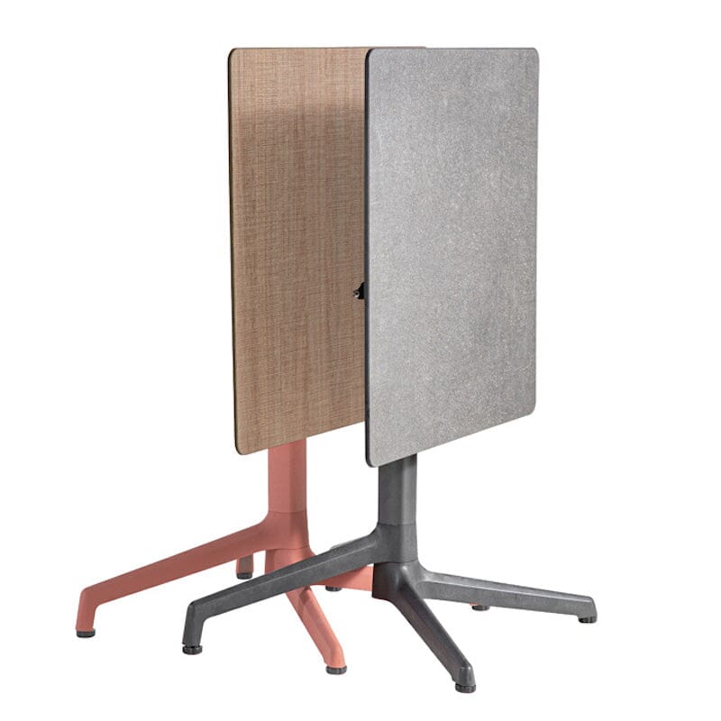 Grosfillex Cannes GX2.0 Pied Bistro résine synthétique central rabattable et encastrable