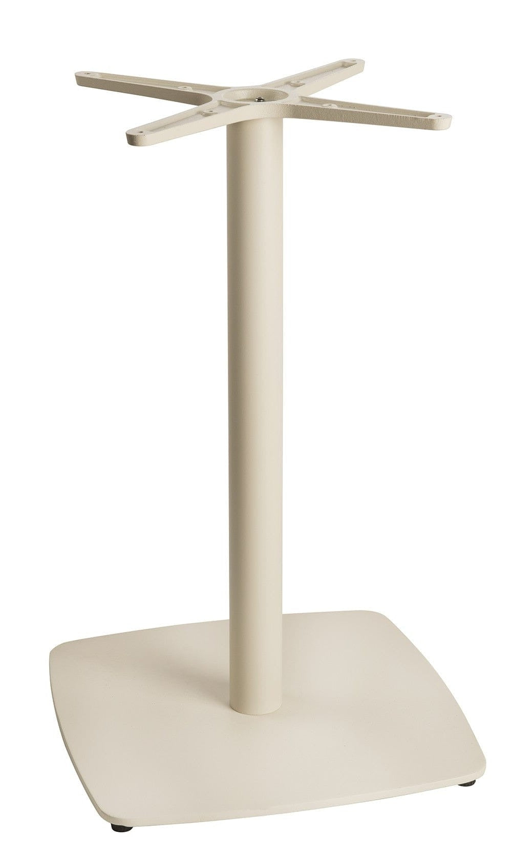Grosfillex Domos Pied Bistro en Acier Central Fixe Crème absolute