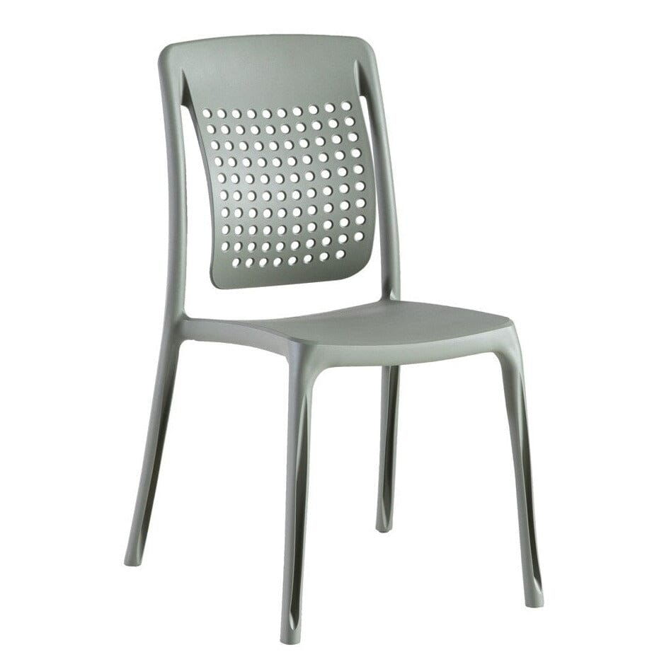 Grosfillex Factory Chaise empilable Forest Green