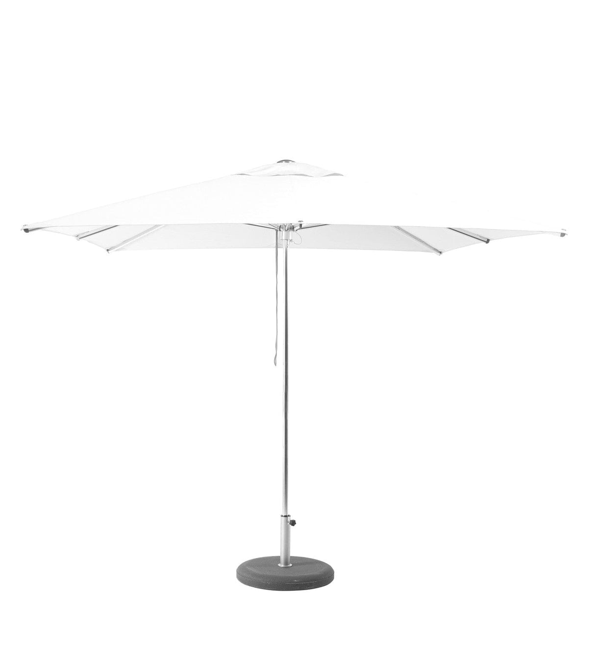 Grosfillex Greenwich Parasol Aluminium anodisé 250x250cm Blanc