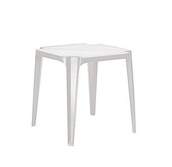 Grosfillex Guéridon Sun Table 70x70cm empilable Blanc
