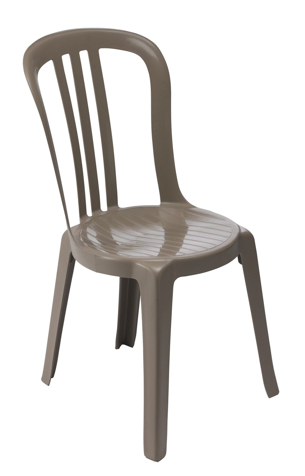 Grosfillex Miami Chaise bistrot empilable Taupe