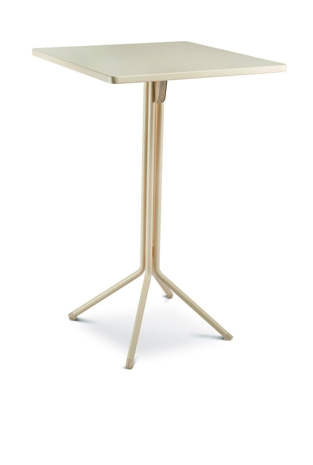 Grosfillex Ramatuelle 73 Duo Table haute rabattable 70x70cm H:109cm Crème Absolute