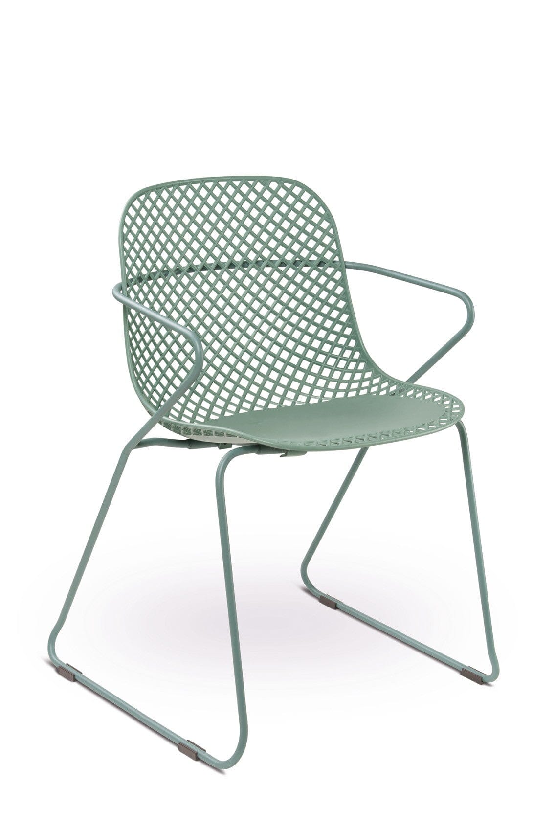 Grosfillex Ramatuelle 73 Fauteuil repas empilable Vert Tender