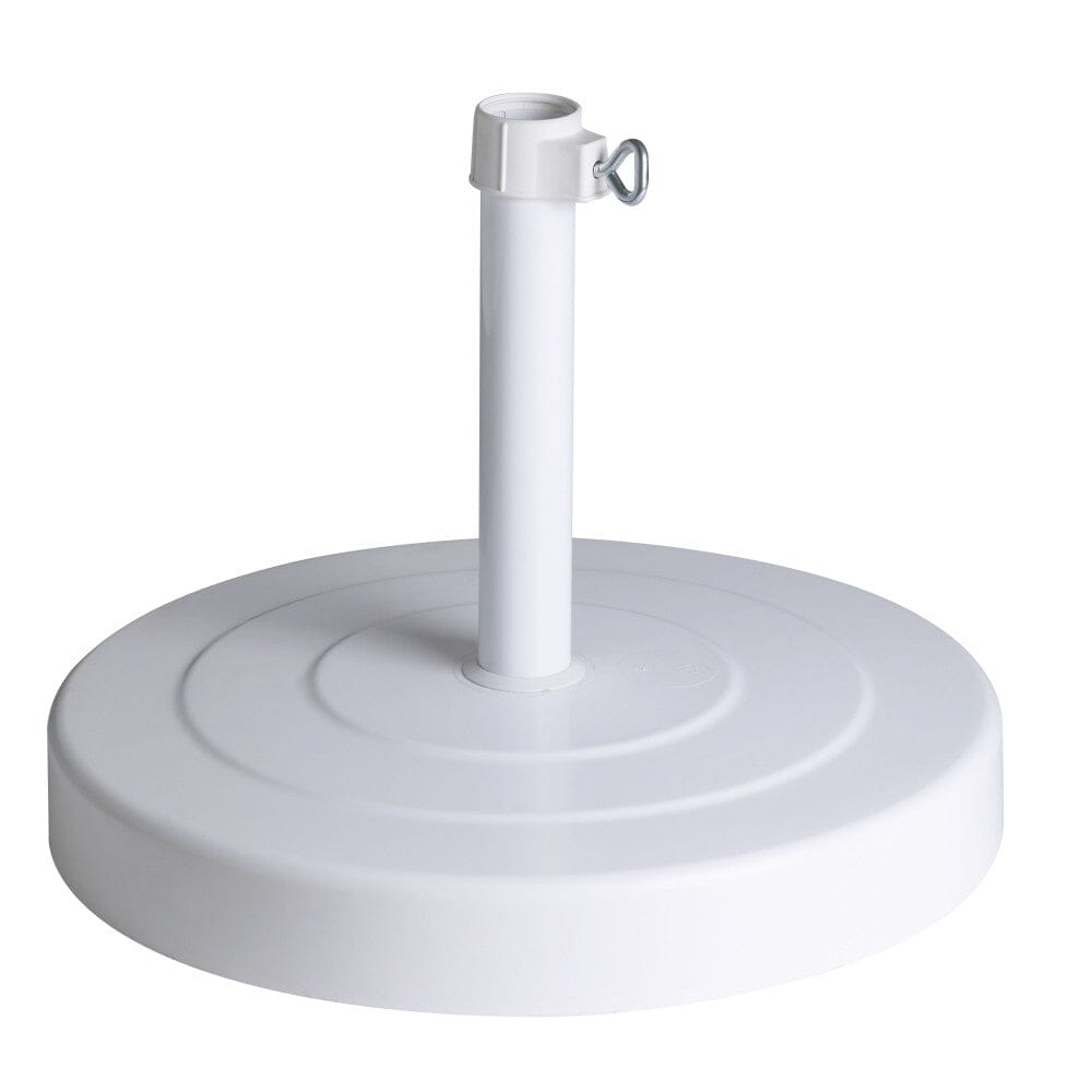 Grosfillex Socle Parasol 30kg PVC Blanc