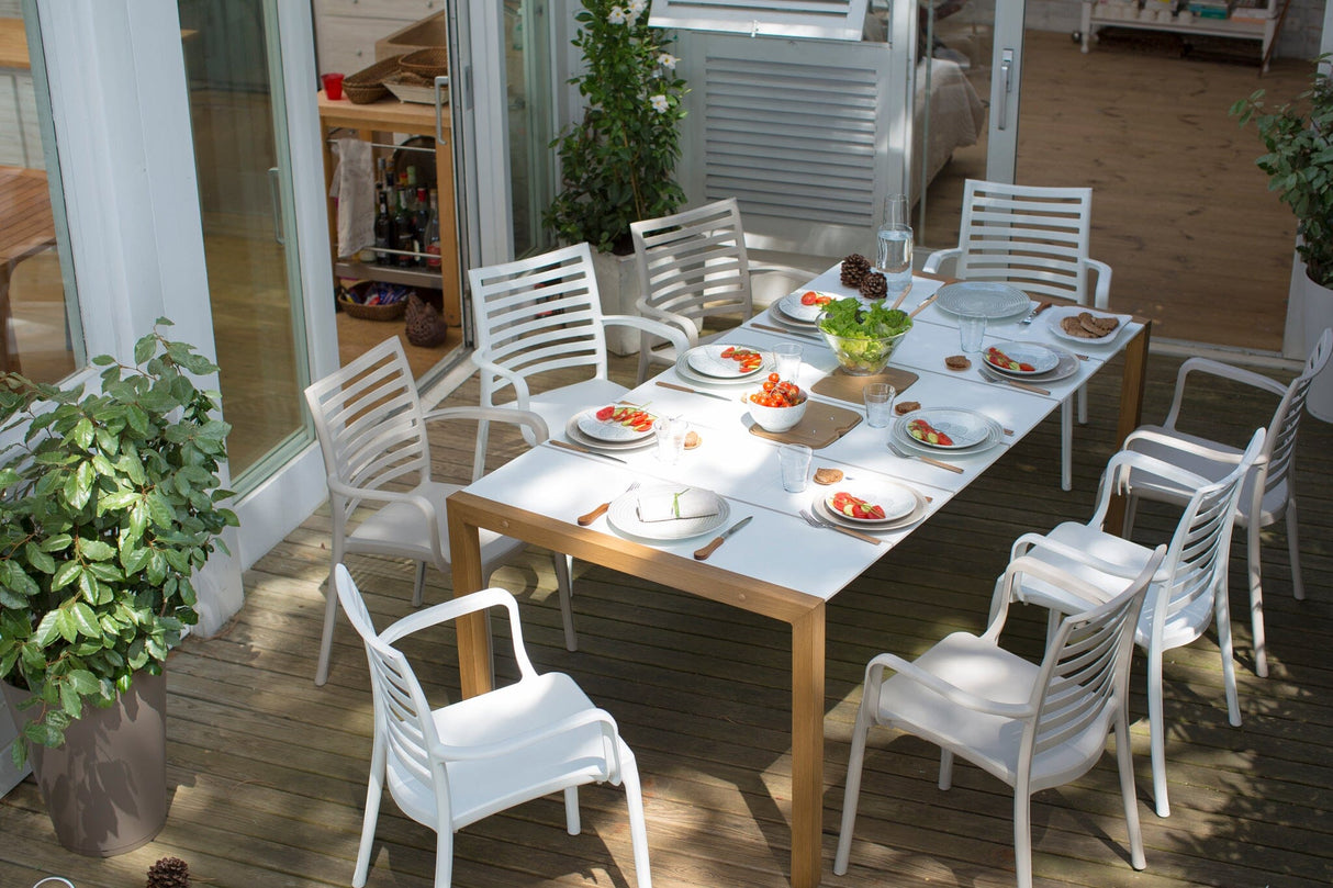 Grosfillex Sunday Fauteuil repas empilable