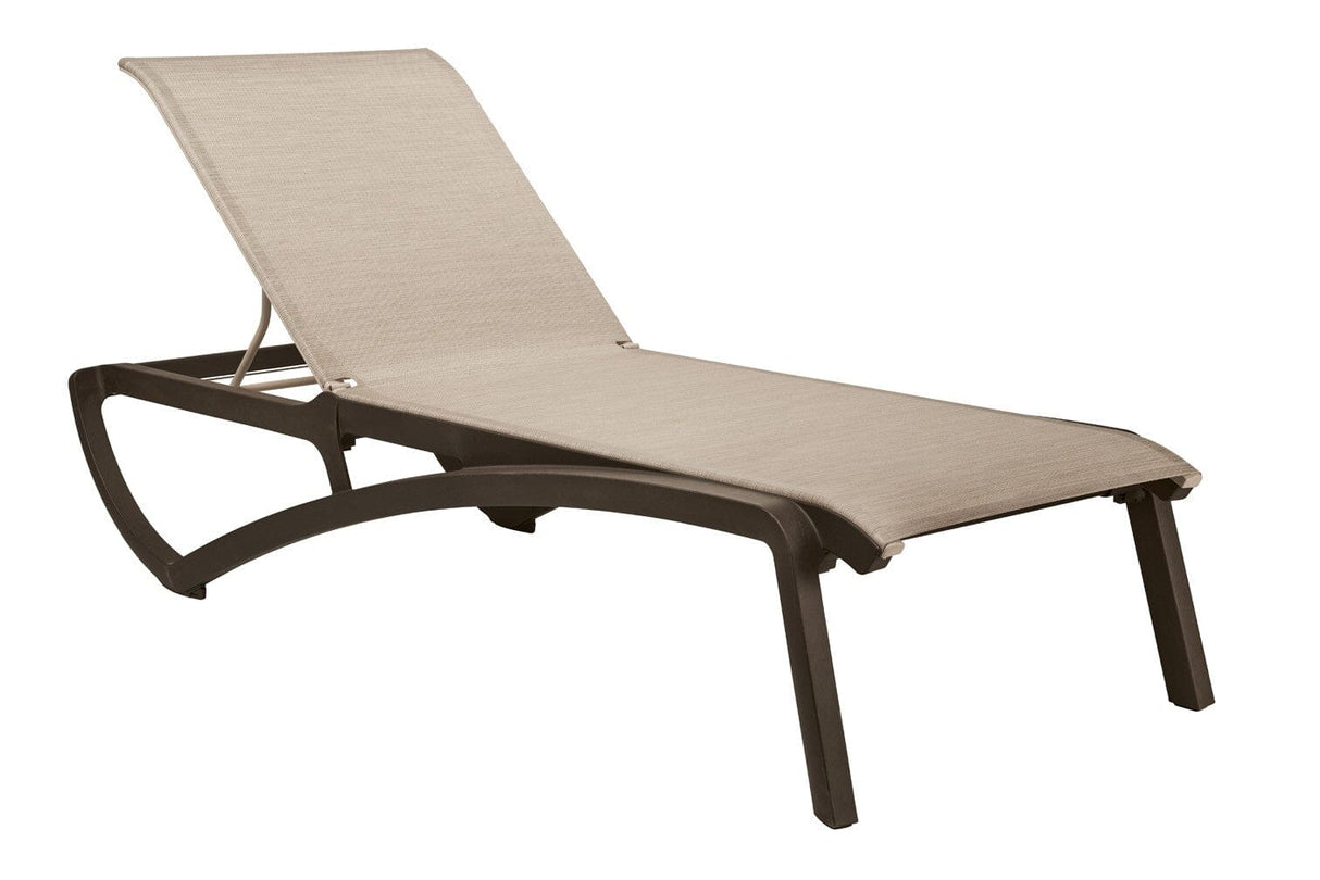 Grosfillex Sunset Bain de soleil Bronze Fusion / T36 Brun Chiné