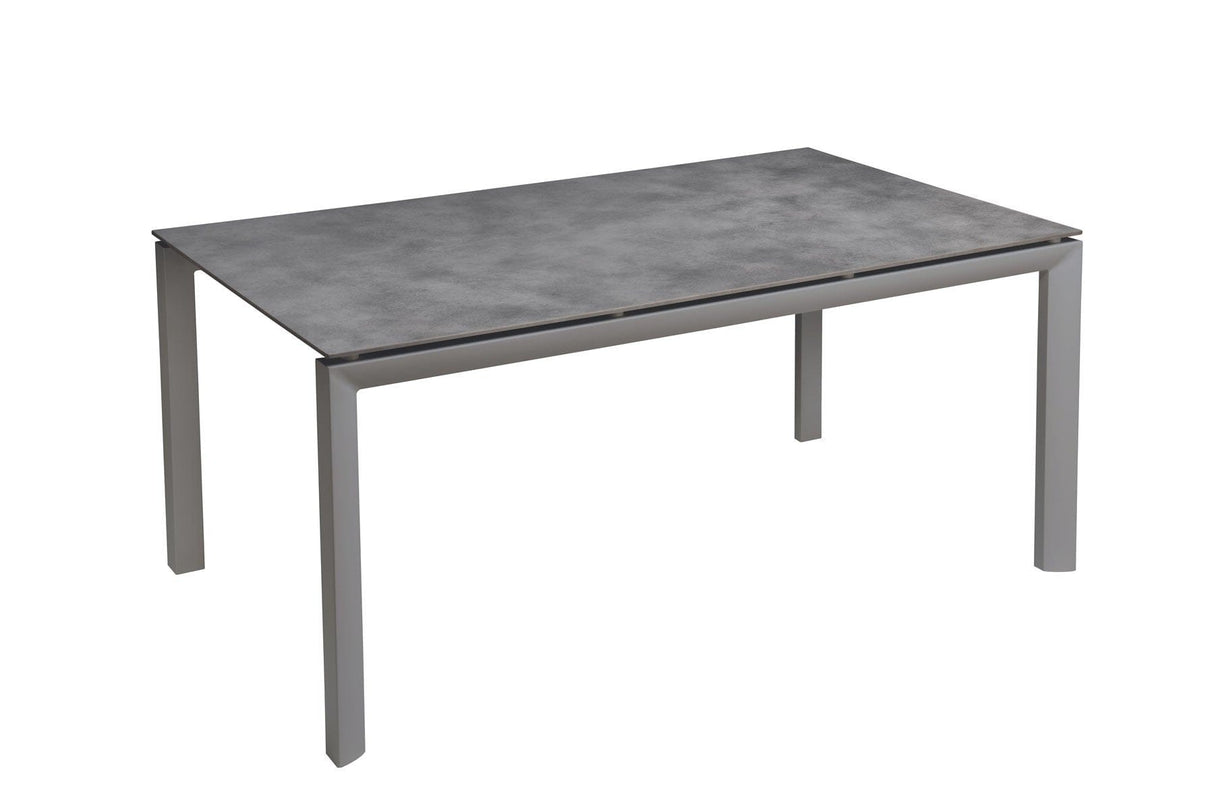 Grosfillex Sunset Table repas Greggia 160x95cm Gris Platinium