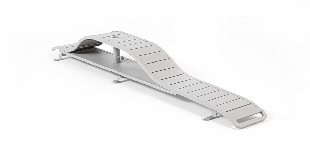 Grosfillex Sunset Tablette pour bain de soleil Sunset Gris Platinium