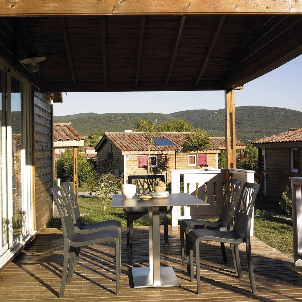 Grosfillex Végétal Fauteuil repas empilable