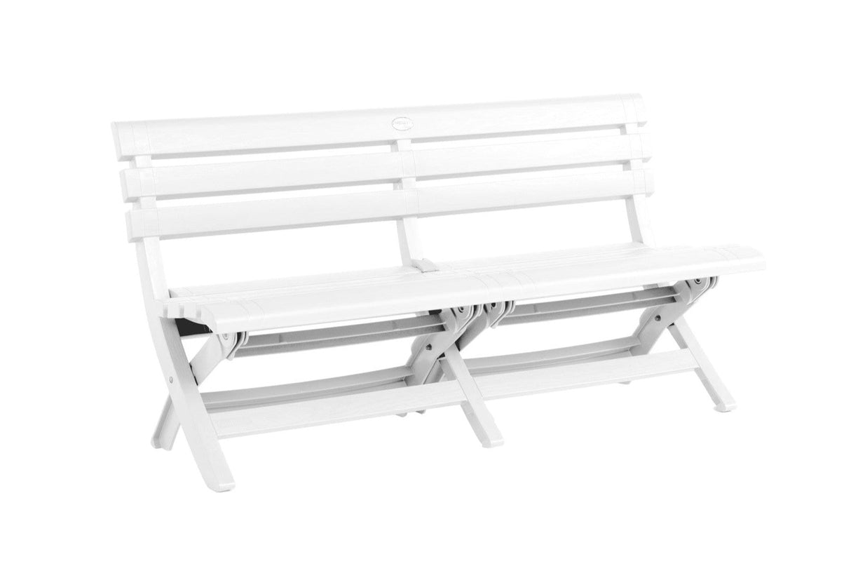 Grosfillex Westport Banc pliable Blanc