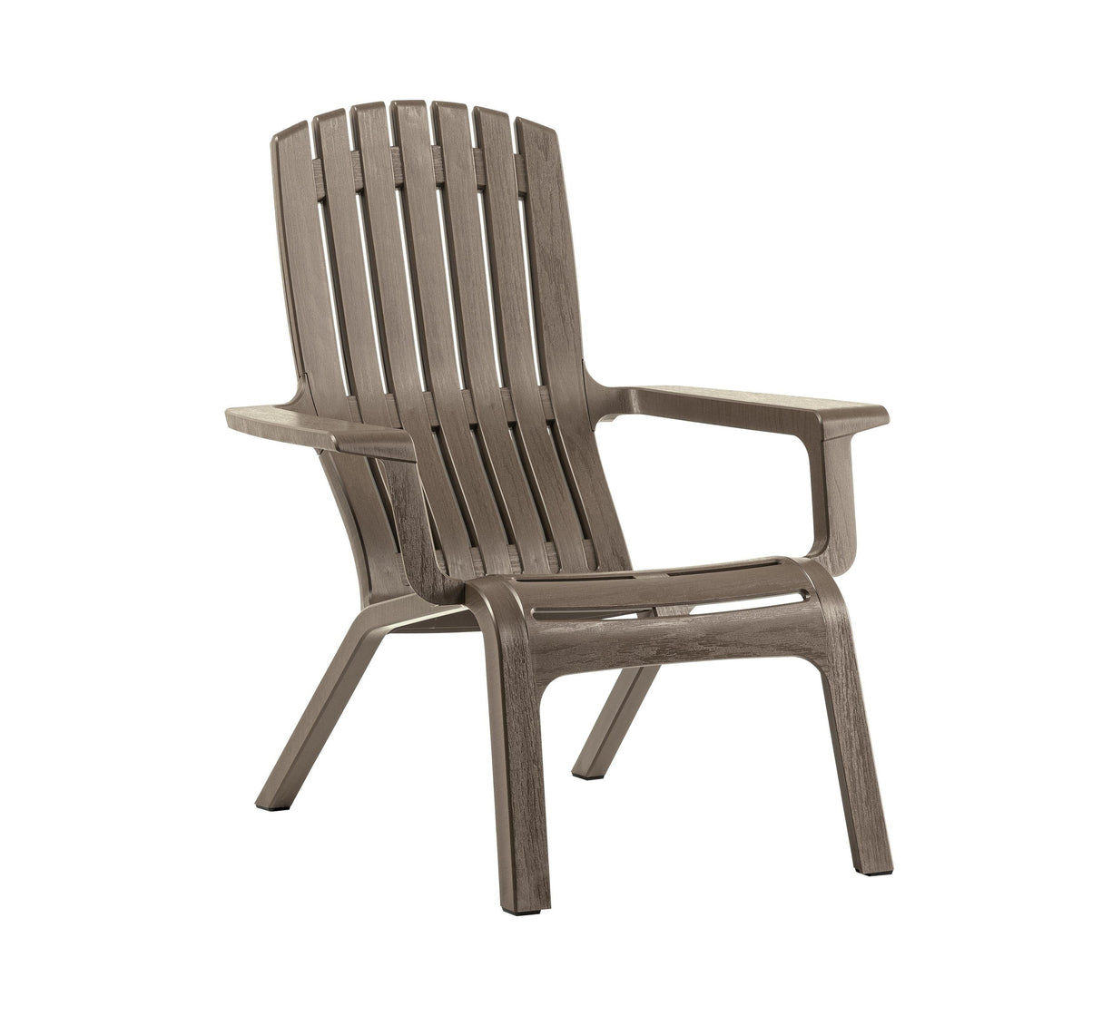 Grosfillex Westport Fauteuil repas Adinrondack empilable Taupe