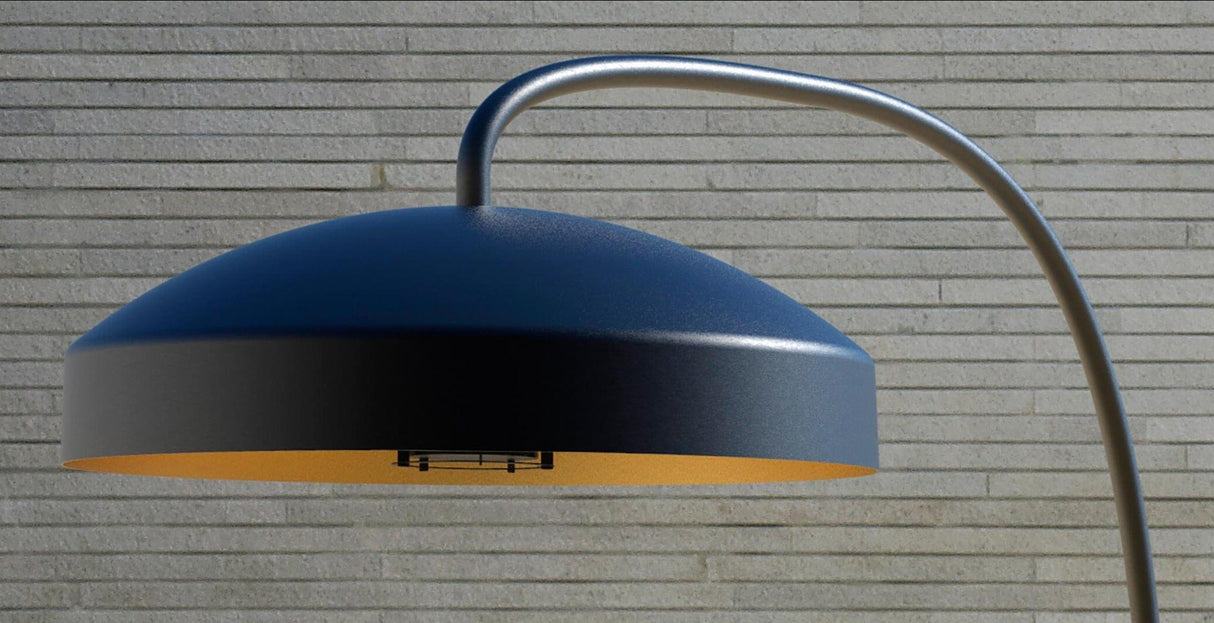 Heatsail Disc Chauffage à infrarouge d'extérieur avec luminaire et roues