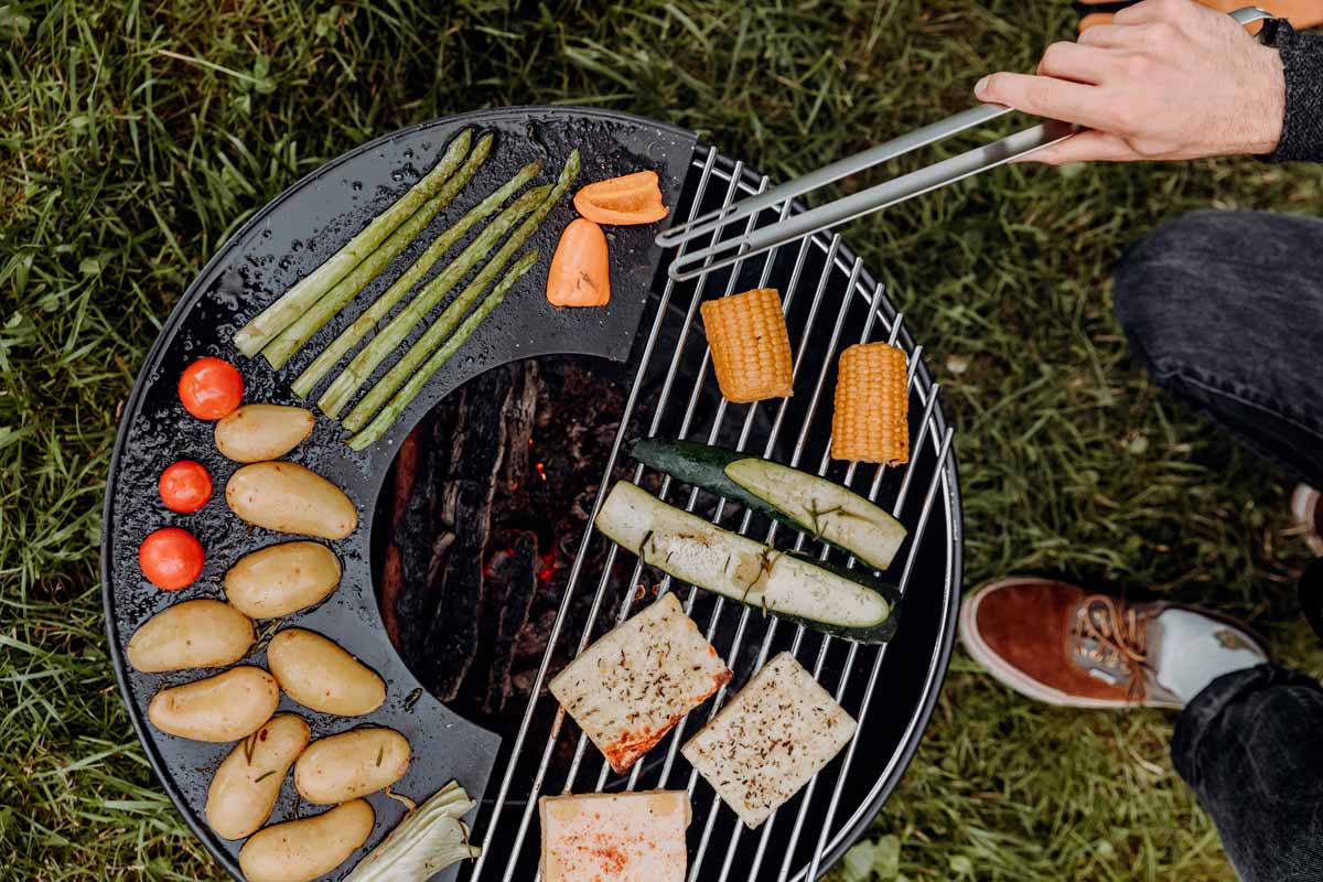 Höfats Bowl 57 avec pied bas en étoile Brasero Foyer Gril, modèle 2022