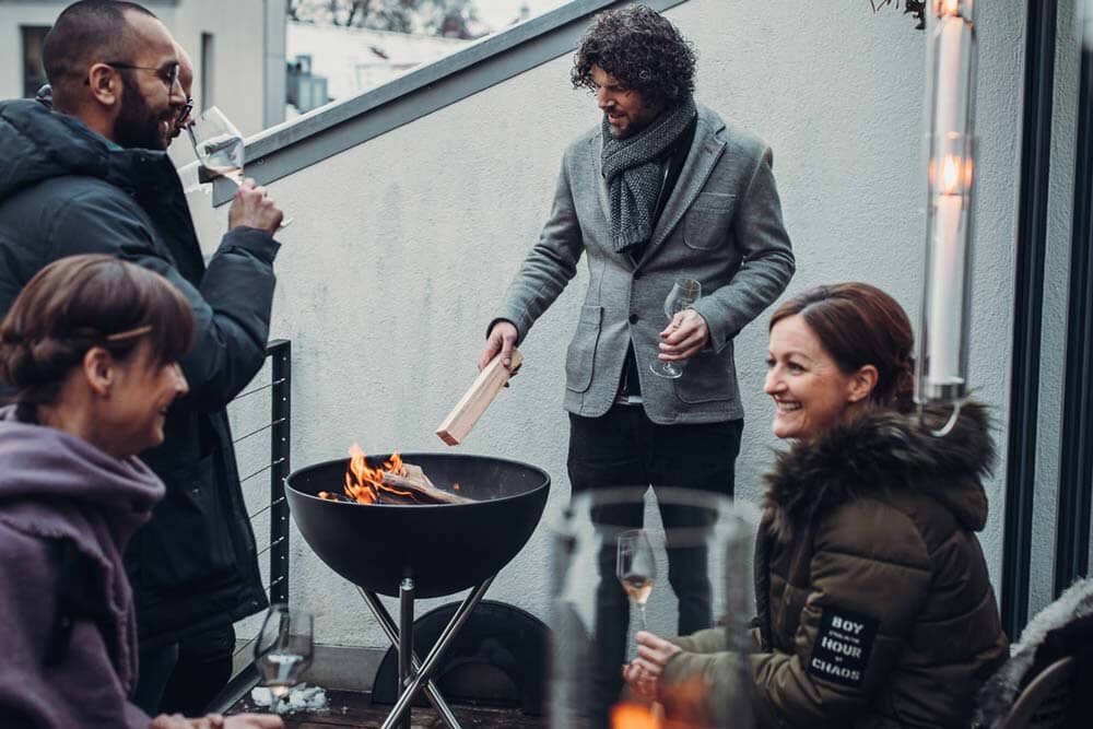 Höfats Bowl 57 avec Trépied Tripod haut Brasero Foyer Gril, modèle 2022