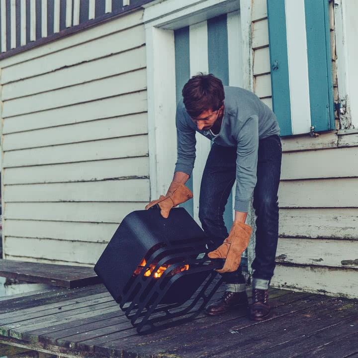 Höfats Cube Black Brasero Foyer Gril