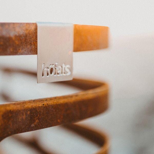 Höfats Cube Rusty Brasero Foyer Gril