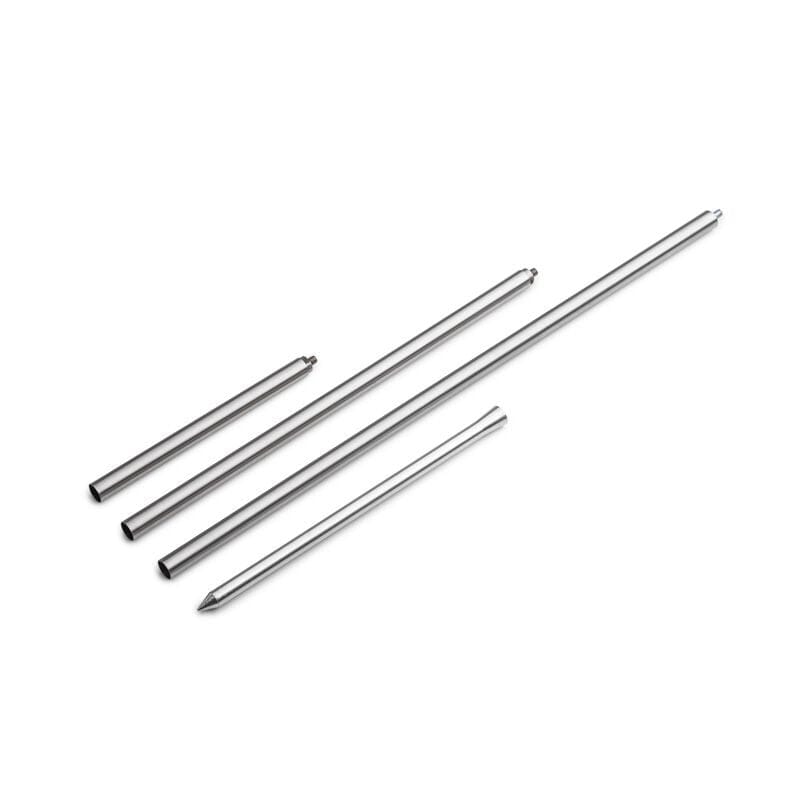 Höfats Spin Piquet à planter Argent 17cm, 34cm, 48cm pour Spin 90/900/120/1200