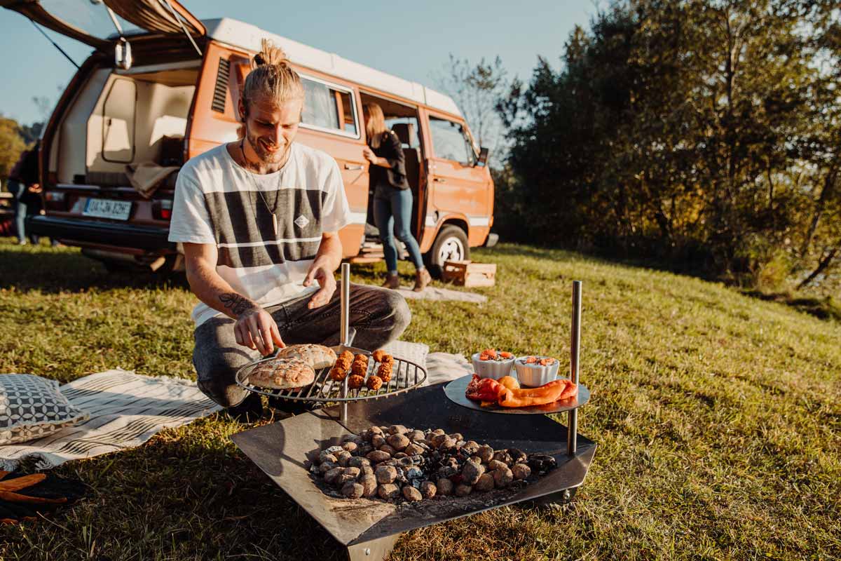 Höfats Triple Grille 55 pour grillades