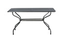 Hunn Basic Inox Table repas 145x90cm 