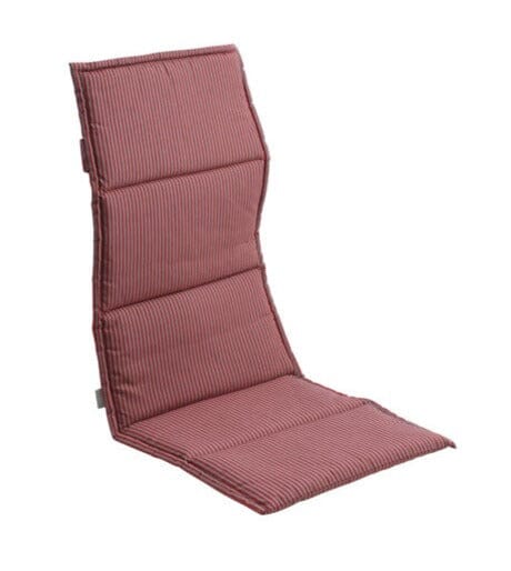 Hunn Cubic/Rotterdam Coussin haut dossier Dralon Rayé Rouge/Gris