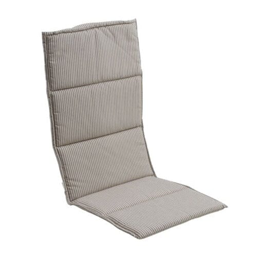 Hunn Cubic/Rotterdam Coussin haut dossier Dralon Rayé Taupe/Écru
