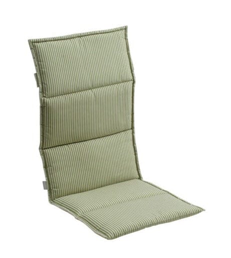 Hunn Cubic/Rotterdam Coussin haut dossier Dralon Rayé Vert Bouteille/Écru