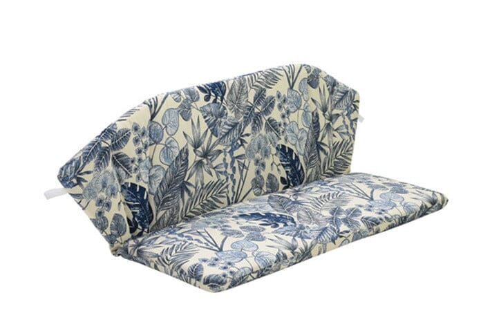 Hunn Elegance Coussin Canapé 2 places Bouquet Indigo