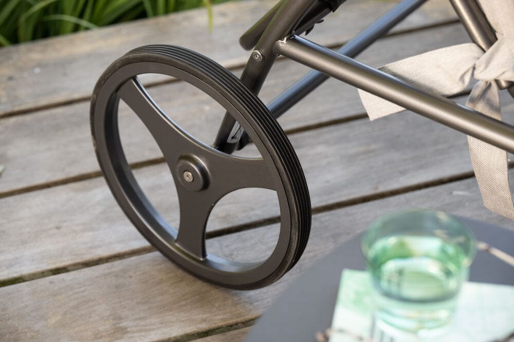 Hunn Excelsior Transat chaise longue à roulettes