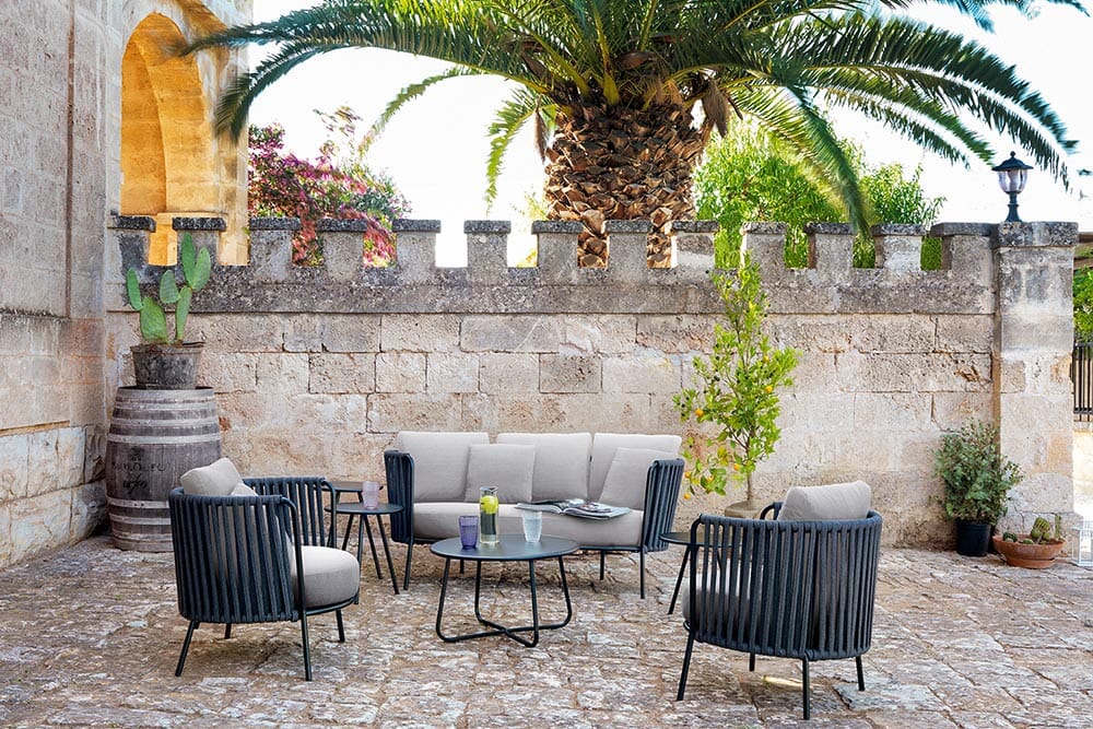 Hunn Granada Fauteuil club avec Cordes